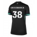 Liverpool Ryan Gravenberch #38 Borte Drakt Dame 2024-25 Kortermet